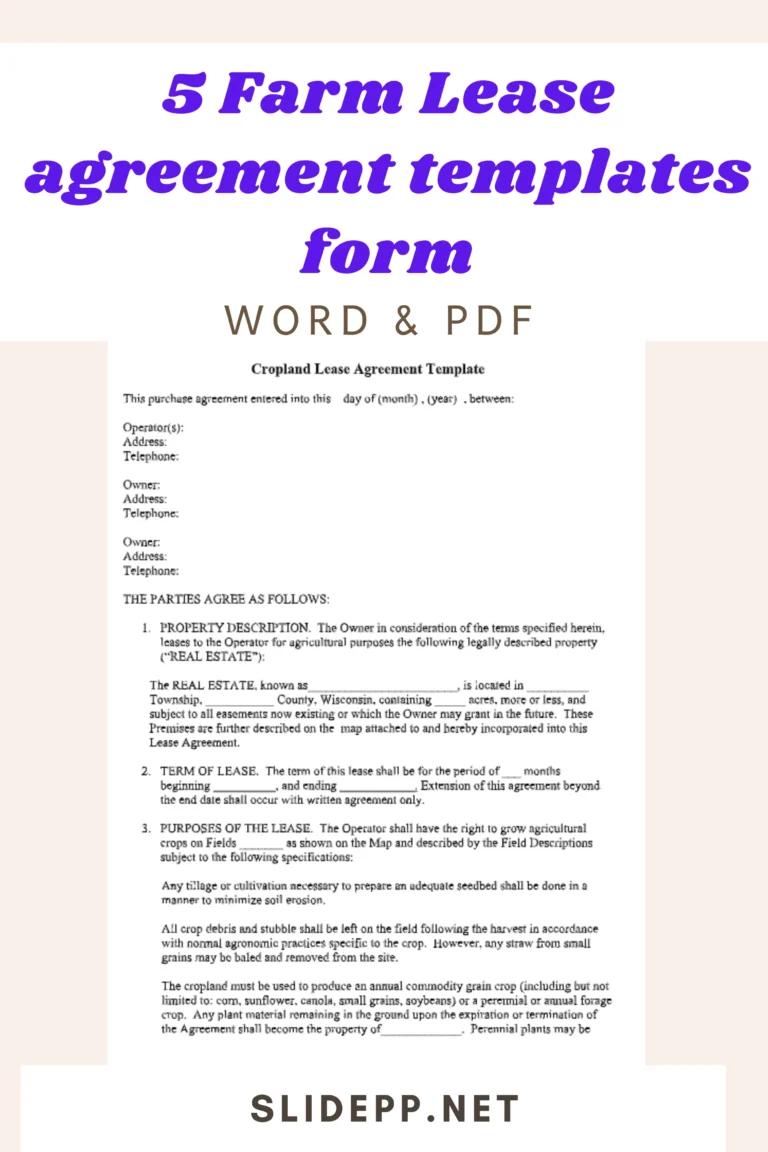 5 Farm Lease agreement templates form in word and pdf 5 farm lease agreement templates form in word and pdf (2)