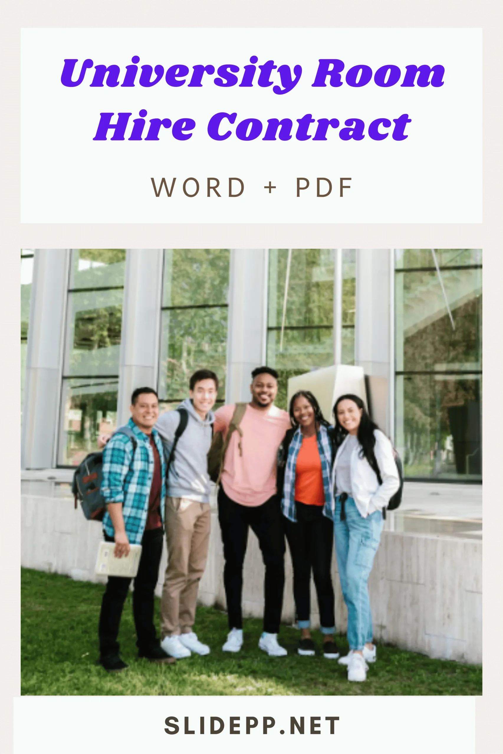 university room hire contract template (word and pdf)